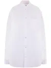 Balenciaga Oversized Cotton Shirt In White