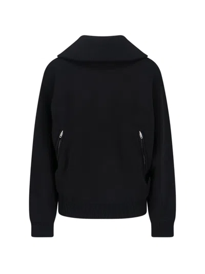 Balenciaga Women's Cotton Sweater In Black