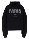 Balenciaga Women's Cotton Sweatshirt In Black