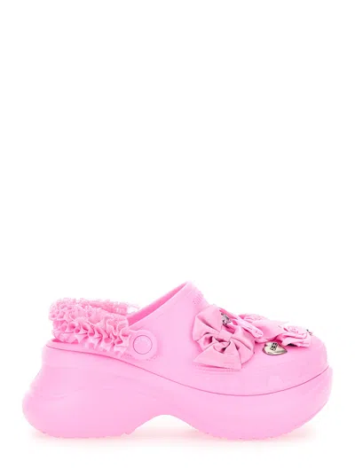 Balenciaga Women Crocs Mule Strap In Pink