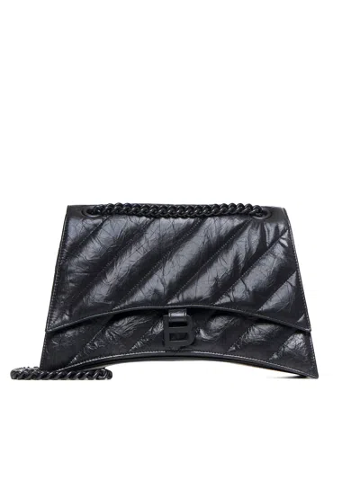 Balenciaga Women Crush Chain Leather Medium Bag