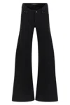 Balenciaga Flared Leg Jeans With Pockets And Loops In Black