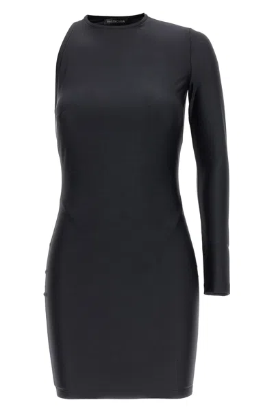 【関税込み】balenciaga Cut-out one shoulder dress Balenciaga Cut-out One Shoulder Dress Dresses Black | ModeSens