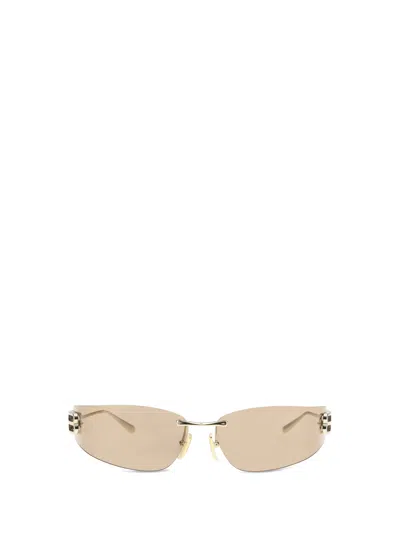Balenciaga Women D-frame Gossip Sunglasses In Metallic