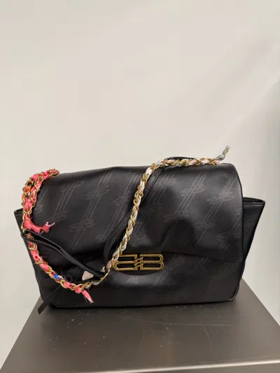 Balenciaga Women's Darling Chain Bag Medium In Black
