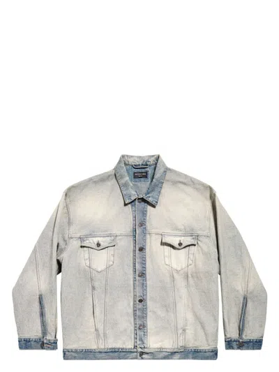 BALENCIAGA WOMEN'S DENIM OVERSIZE JACKET
