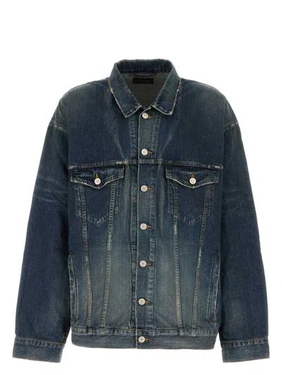 BALENCIAGA WOMEN'S DENIM OVERSIZE JACKET