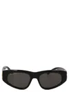 Balenciaga Eyewear Rectangular Frame Sunglasses In Black