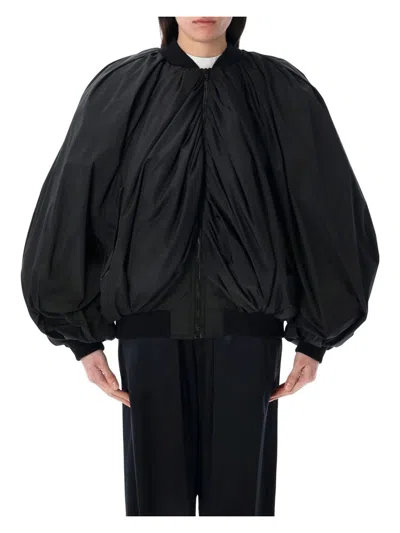 BALENCIAGA WOMEN'S DRAPED BOMBER