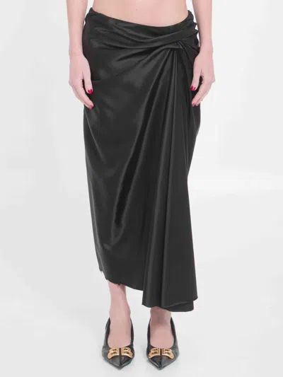 Balenciaga Women Draped Skirt