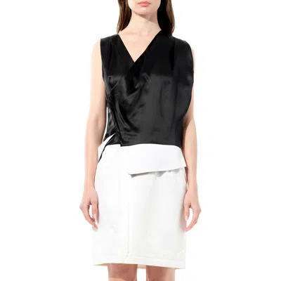 Balenciaga Dress In Black/white