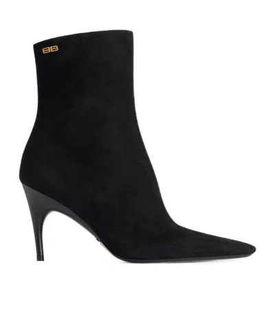 Balenciaga Women's Duchesse Bootie In Black