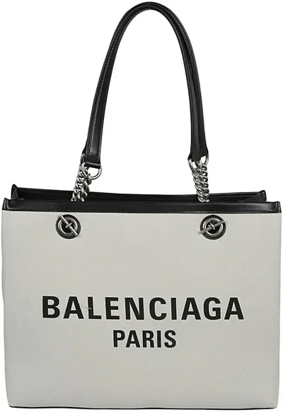 BALENCIAGA WOMEN'S DUTY FREE CANVAS TOTE BAG