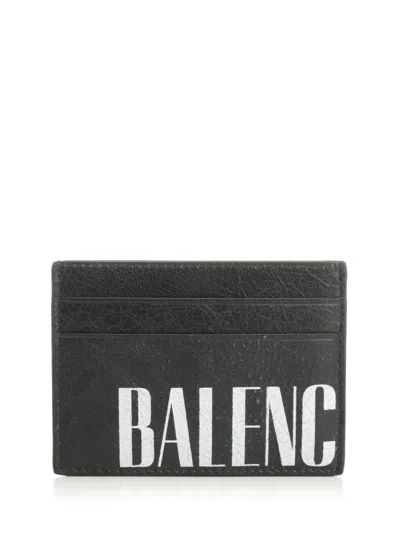 Balenciaga Women "editor" Card Holder In Black