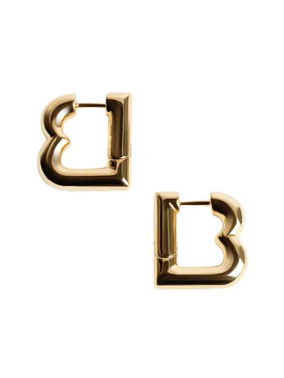 Balenciaga Women's Eisa B Xs Earrings In Gold