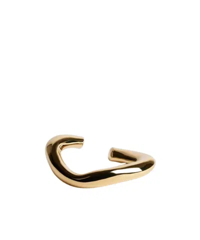 Balenciaga Women's Eisa Cuff In Shiny Gold