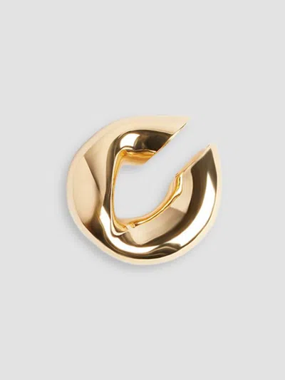 Balenciaga Women's Eisa Xs Ear Cuff In Shiny Gold