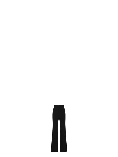 BALENCIAGA WOMEN'S EMBROIDERED STRETCH WOOL PANT