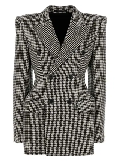 BALENCIAGA WOMEN'S EMBROIDERED WOOL BLAZER