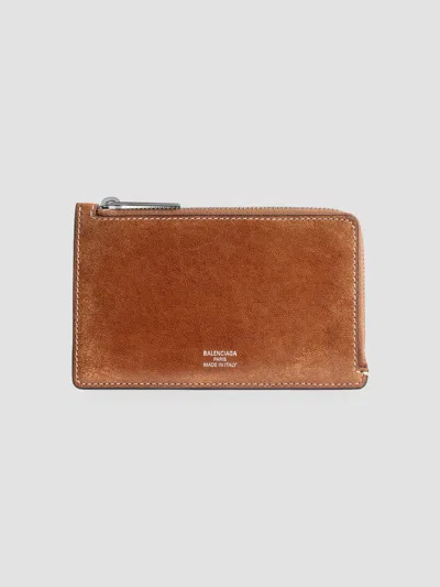 Balenciaga Women's Envelope Long Coin And Card Holder In Cowboy
