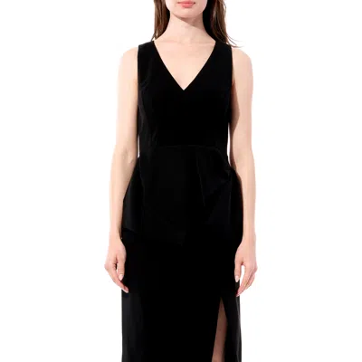 Balenciaga Evening Dress In Black