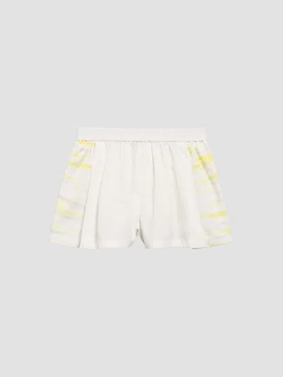 Balenciaga Women's Extreme Tie Dye A-line Boxer Shorts In White