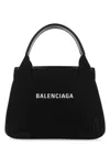 Balenciaga Women's Fabric Navy Cabas Xs Handbag