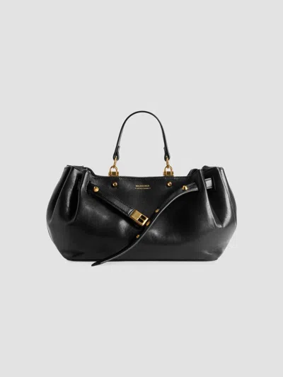 Balenciaga Women's Fan Carry All Tote Bag In Black