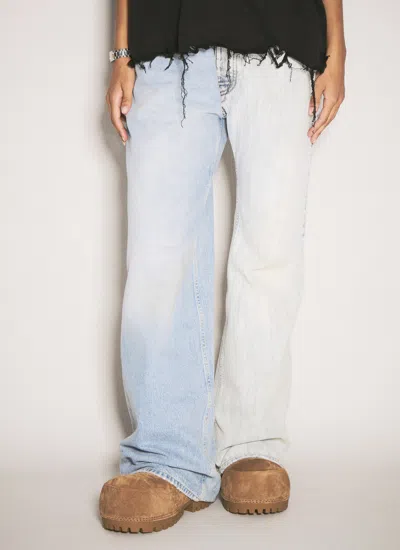 Balenciaga Women Fifty-fifty Pants In Blue
