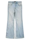 Balenciaga Flared Leg Jeans In Clear Blue