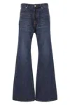 Balenciaga Women Flared Jeans In Blue