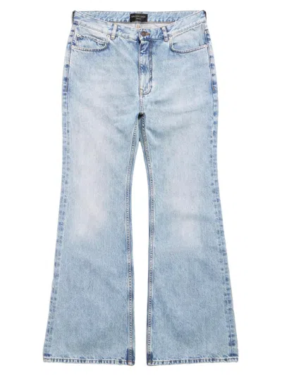 Balenciaga Women's Flared Pants In Blue