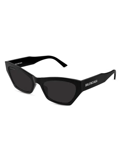Balenciaga Women's Flat 56mm Cat-eye Sunglasses In Orange