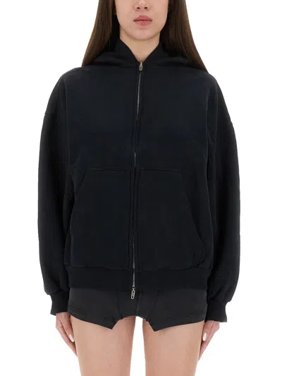 Balenciaga Black Cotton Sweatshirt