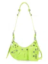 Balenciaga Fluo Yellow Nappa Leather Le Cagole Xs Shoulder Bag