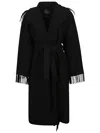 Balenciaga Women Fringe Coat In Black