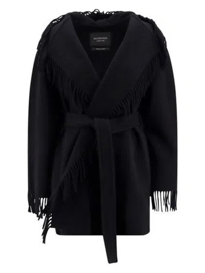 BALENCIAGA WOMEN'S FRINGE JACKET