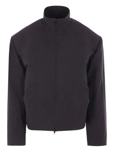 Balenciaga Women High-neck Jacket In Black