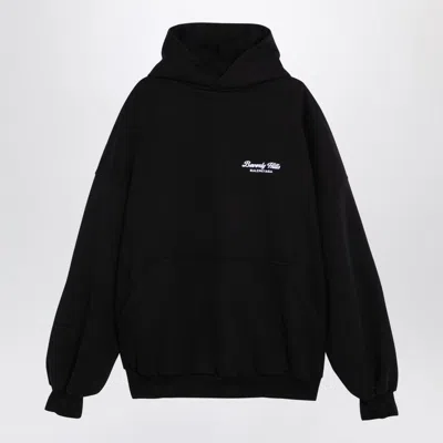 Balenciaga Women's Hoodie Over Beverly Hills Black