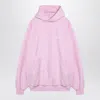 Balenciaga Hoodie Over Beverly Hills Pink In Pink