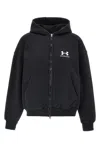 Balenciaga Cotton Sweatshirt Under Armour® Avec Capuche In Black