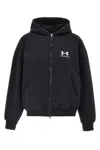 Balenciaga Cotton Sweatshirt Under Armour® Avec Capuche In Black