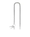 Balenciaga Women's Hourglass Chain Strap In Silver