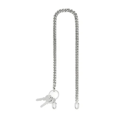 Balenciaga Women's Hourglass Chain Strap In Silver