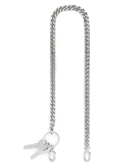 Balenciaga Women's Hourglass Chain Strap In Silver