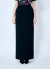 Balenciaga Women Hourglass Maxi Skirt In Black