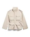 Balenciaga Women's Hourglass Parka In Light Beige In White