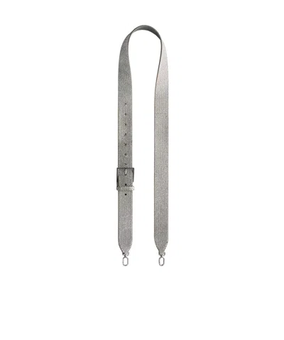 Balenciaga Women's Hourglass Strap In Smoke Grey