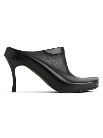 BALENCIAGA WOMEN'S I SCHOLL MULE HEELS
