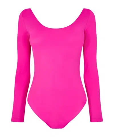 Balenciaga Women's Jersey Bodysuits In Pink